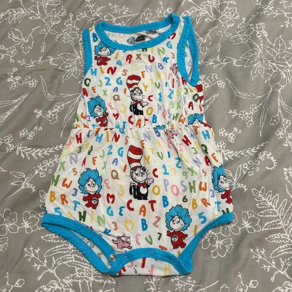 Posh Peanut Dr. Seuss Romper - Picture 1 of 2